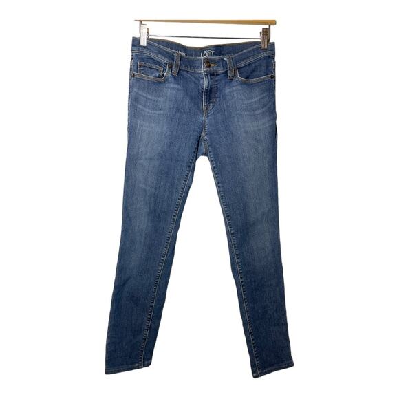 LOFT Modern Skinny Ankle Jean 27/4 Hemmed - Picture 1 of 6